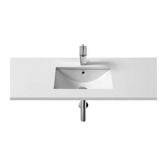 diverta vasque(50)à encast. blanc|Roca france-ROAA327114000