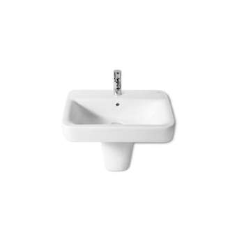 damam senso square lavabo 600 av.fixation blanc|Roca france-ROAA32751B000