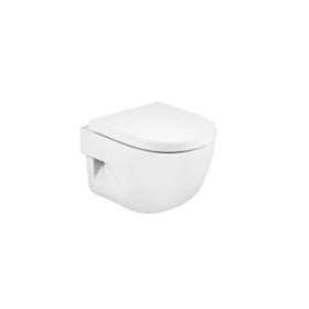 meridian-n cuvette suspendue compacte + fixations blanc|Roca france-ROAA346248000