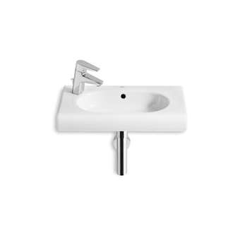 meridian-n lavabo compact 550x320 percé gauche blanc|Roca france-ROAA32724Z000