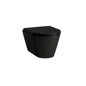 kartell wc susp sans bride 49 noir mat|Roca france-ROAH8203337160001