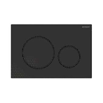 Plaque Geberit Sigma20 double touche: noir, noir mat|Geberit-GBR115.882.DW.1