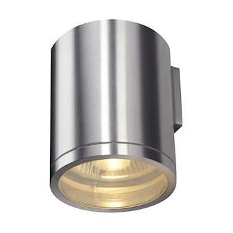ROX, applique extérieure, alu brossé, GU10/QPAR111, 50W, IP44|SLV-DC51000333