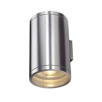 ROX UP/DOWN, applique extérieure, alu brossé, GU10/QPAR111, 2x 50W max, IP44|SLV-DC51000334