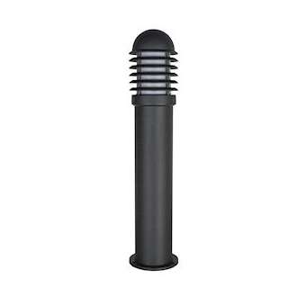 CALEO 1 -Borne Ext. IP44 IK07, graphite, E27 100W max., lpe non incl., haut.73cm|Aric-ARI3135