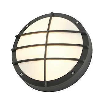 BULAN GRID, applique et plafonnier extérieur, anthracite, E27, 2x 25W max, IP44|SLV-DC5229085