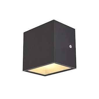 SITRA CUBE, applique extérieure, anthracite, LED, 10W, 3000K, IP44|SLV-DC51002032