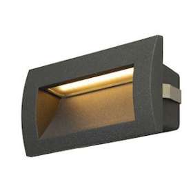 DOWNUNDER OUT M, encastré mural extérieur, anthracite, LED, 4W, 3000K, IP55|SLV-DC5233625