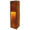 RUSTY SLOT 50, borne extérieure, fonte rouillée, E27, 11W max, IP44