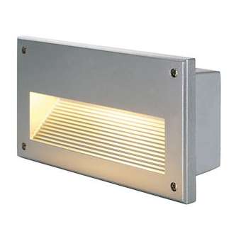 BRICK DOWNUNDER, encastré mural extérieur, gris, E14/C35, 40W max, IP44|SLV-DC5229062