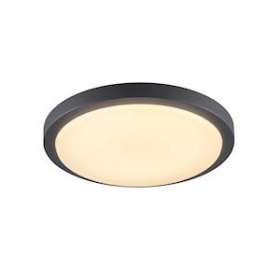 AINOS, rond, anthracite, 22W, LED 3000K, avec détecteur|SLV-DC5229975