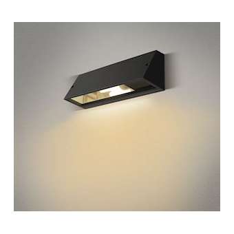 PEMA, applique extérieure, noir, E27, 15W max, IP65|SLV-DC5230030