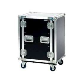 Flightcase à roulettes, 19' 16U - L 545 x P 687 x h 920 mm|Rondson-ONDR16U