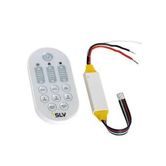 SLV COLOR CONTROL, RGB/W contrôleur maître avec télécommande RF, 12V/24V|SLV-DC5470671