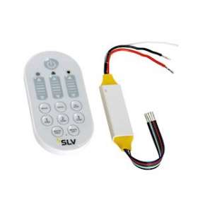 SLV COLOR CONTROL, RGB/W contrôleur maître avec télécommande RF, 12V/24V|SLV-DC5470671