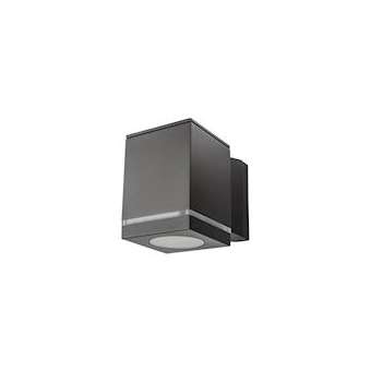 ECHO DECO applique murale cubique graphite GU10 classe II IP54|Sg lighting-NOL623727