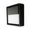 FRAME SQUARE WALL hublot design noir LED 6W 3000K classe II IP66