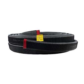 Conduit oblong semi-rigide, section 50 x 114 mm, bobine de 25 m, gamme PLUGGIT|S&P France ( Unelvent )-UNE810400