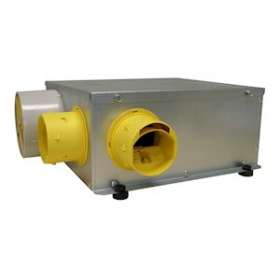 Kit VMC standard, 1 caisson hauteur 147 mm, 2 bouches D 80mm, 1 bouche D 125mm|S&P France ( Unelvent )-UNE603572