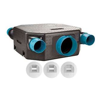 Kit VMC hygro extra-plat 185 mm basse conso 18,1 W-Th-C jusqu'à 4 sanitaires|S&P France ( Unelvent )-UNE604811