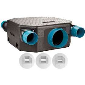 Kit VMC hygro extra-plat 185 mm basse conso 18,1 W-Th-C jusqu'à 4 sanitaires|S&P France ( Unelvent )-UNE604811