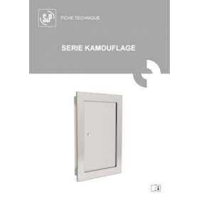 Volet de désenfumage personnalisable à portillon, install. vert, D 540 x 475|S&P France ( Unelvent )-UNE710570
