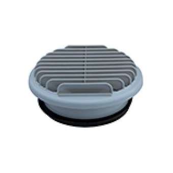 Entrée / sortie d'air murale PVC beige D160mm pour chauffe-eau thermodynamique|Atlantic RECS-ATL464043