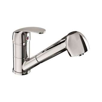 Mitigeur d'évier avec douchette extractible - manette pleine|Sanifirst-SAN75070