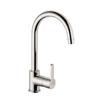 Mitigeur d'évier bec orientable haut manette fil h 220|Sanifirst-SAN75623