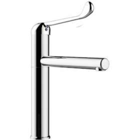 Mitigeur à bec orientable sans vidage h200 s250 Commande au coude - Modul'Mix|Sanifirst-SAN75138