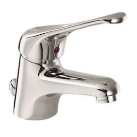 Mitigeur de lavabo bec fixe h 53,5 mm manette ajourée avec vidage|Sanifirst-SAN75612