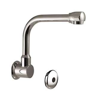 Rejet électronique mural secteur à bec fixe dessus s200 mm|Sanifirst-SAN75223