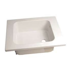 Dalle ceramique 600x750mm avec cuve 520x450|Sanifirst-SAN76224