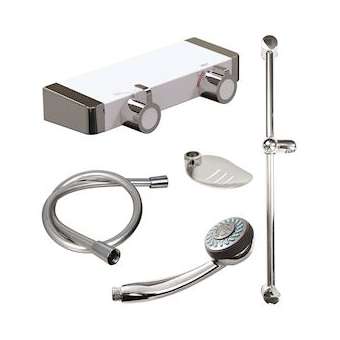 Kit 75708: douchette, barre, porte-sav, flexible|Sanifirst-SAN75748