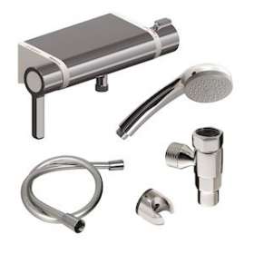 Kit 75700: douchette, support, raccord, flexible|Sanifirst-SAN75744