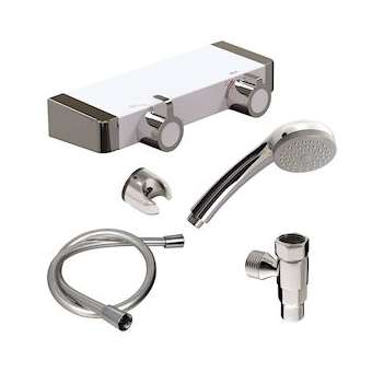 Kit 75708: douchette, support, raccord, flexible|Sanifirst-SAN75747