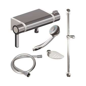 Kit 75700: douchette, barre, porte-sav, flexible|Sanifirst-SAN75745