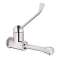 Mitigeur de lavabo monotrou mural saillie 200mm - commande au coude