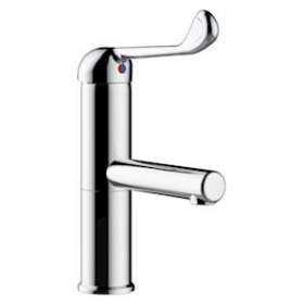 Mitigeur à bec orientable sans vidage h100 s150 Commande au coude - Modul'Mix|Sanifirst-SAN75126
