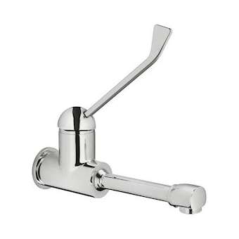 Mitigeur de lavabo monotrou mural saillie 160mm - commande au coude|Sanifirst-SAN75122