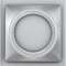 Bague zamak carrée 68x68mm pour luminaires encastrés Kalank Mini LED