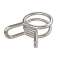 Collier serrage D.6mm pr tube clair x25 pc
