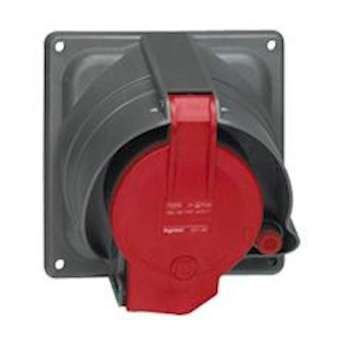 Prisinter fixe Hypra IP44/55 63A - 380V~ à 415V~ - 3P+T - plastique|Legrand-LEG053603