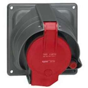 Prisinter fixe Hypra IP44/55 63A - 380V~ à 415V~ - 3P+T - plastique|Legrand-LEG053603