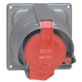 Prisinter fixe Hypra IP44/55 63A - 380V~ à 415V~ - 3P+N+T - plastique|Legrand-LEG053604