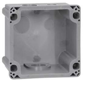 Boîtier réversible simple Hypra IP44/55 pour Prisinter 63A - plastique|Legrand-LEG053749