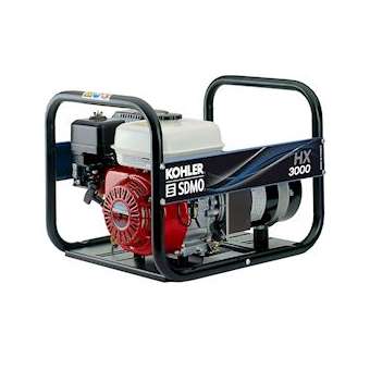 Groupe electrogene chantier moteur essence honda ohv gx 200 stage v|Sdmo industries-SDMHX3000C5