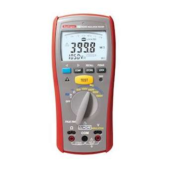 Mesureur d'isolement numérique 50V, 100V, 250V, 500V et 1000V, continuité 200mA.|Sefram instruments-FR4MW9090