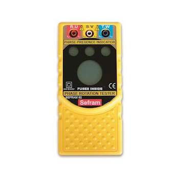 Contrôleur d'ordre de phase avec afficheur LCD. Livré avec de 3 pinces croco.|Sefram instruments-FR4SEFRAM82