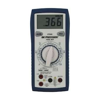 Multimètre numérique de poche 3400 points. Livré avec un jeu de cordons.|Sefram instruments-FR4BK2704C